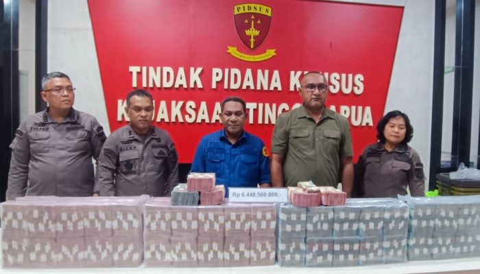 Kejati Papua Bongkar Kasus PON, Uang Rp 6,4 Miliar di Sita