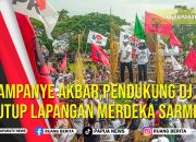 Kampanye Akbar, Pendukung DJ Tutup Lapangan Merdeka Sarmi