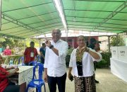 Pukul 09.00 BTM Bersama Istri “Nyoblos”di TPS 04 Kelurahan Wahno