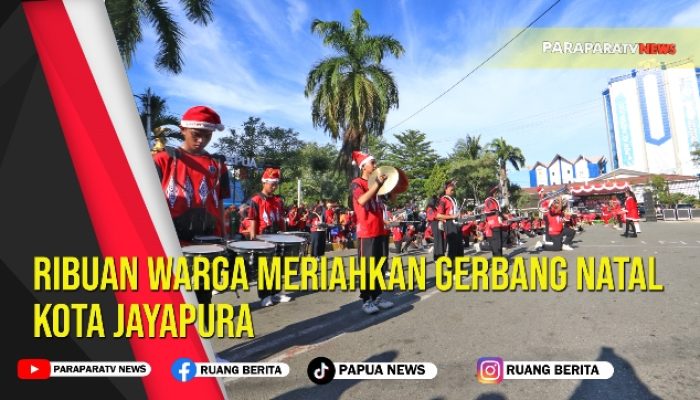 Ribuan Warga Meriahkan Gerbang Natal Kota Jayapura