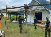 Sambut Perayaan Natal, Satgas Yonif 512/QY Bangun Toleransi di Gereja Kemah Injil Indonesia