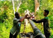 Normalisasi Sumber Air Bersih, Satgas Yonif 512/QY Peduli Kebutuhan Masyarakat Kampung Umuaf Distrik Web