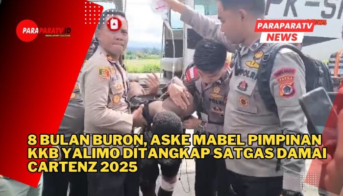 8 Bulan Buron, Aske Mabel Pimpinan KKB Yalimo Ditangkap Satgas Damai Cartenz 2025