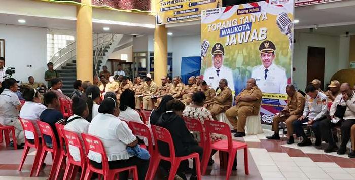 Wow ! Wali Kota dan Wakil Wali Kota Jayapura Buka ruang diskusi bersama Warga
