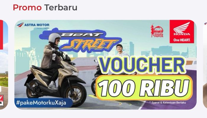 Voucher Diskon Motor Hanya di Aplikasi Motorku X