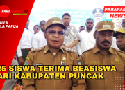 125 Siswa Terima Beasiswa Dari Kabupaten Puncak