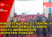 Peringati HUT Ke-17 Tahun Kabupaten Puncak, Plt Sekda Ajak Semua Elemen Bersatu Membangun Puncak