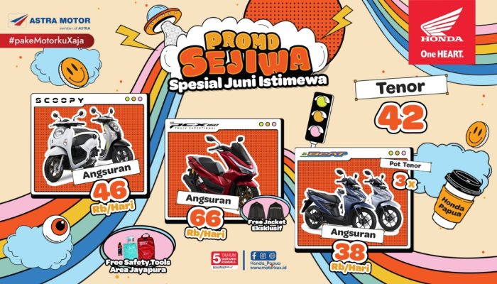 Promo Honda SEJIWA Khusus Bulan Juni