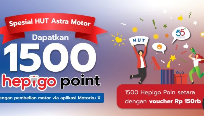 Beli Motor Honda, Raih HEPIGO 1500 Point