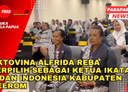 Oktovina Alfrida Reba Terpilih Sebagai Ketua Ikatan Bidan Indonesia Kabupaten Keerom