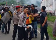 Demo Ricuh Lantaran Ingin Long March, Polisi Amankan Empat Penanggung Jawab Massa Aksi‎
