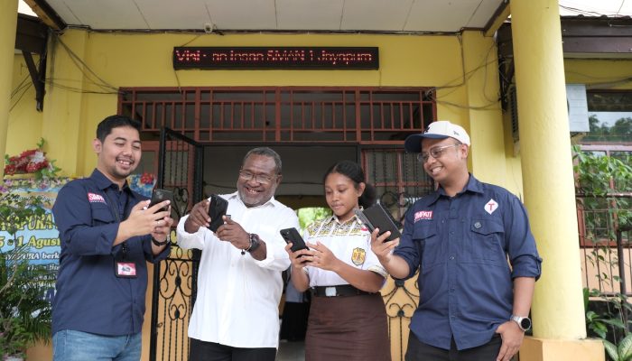 Saat ini Warga Abepura bisa Akses Jaringan 5G