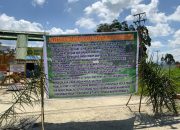 Masyarakat Adat Lereh dan Yapsi Gelar Aksi Pemalangan Perusahaan Sinar Mas Kencana Region Papua, Pemda diminta Turun Tangan