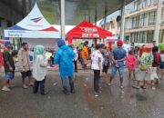 Warga Antusias! Honda Hibur Pasar Rufei Lewat Games dan Sembako Murah