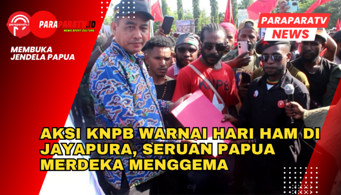 Aksi KNPB Warnai Hari HAM di Jayapura, Seruan Papua Merdeka Menggema