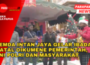 Pemda Intan Jaya Gelar Ibadah Natal Oikumene Pemerintah, TNI POLRI dan Masyarakat