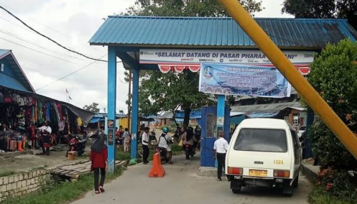 Meski Dikelola PT Angkasa Pura, Retribusi Pasar Pharaa Sentani 99 Persen Tenaga Kerja Lokal