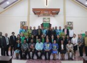 Menara lonceng Gereja Kristen Injili (GKI) Kanaan Koya Barat resmi dimulai