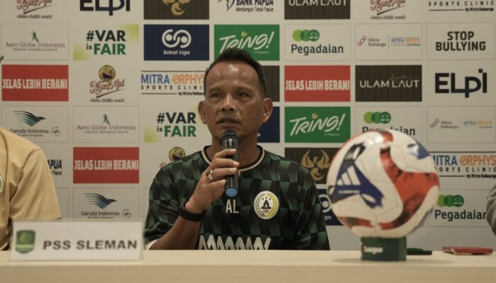 Waspadai Gempuran Persipura, Pelatih PSS Sleman Tetap Fokus Amankan Posisi