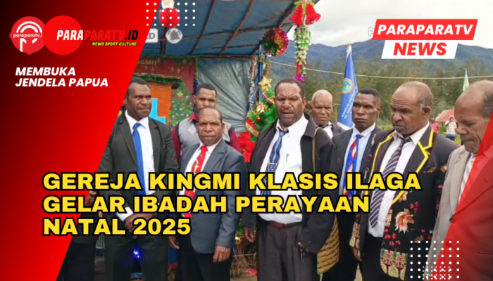 Gereja Kingmi Klasis Ilaga Gelar Ibadah Perayaan Natal 2025