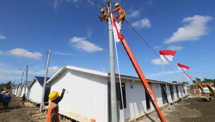 Danantara Sinergikan BUMN Bangun Huntara di Aceh Tamiang