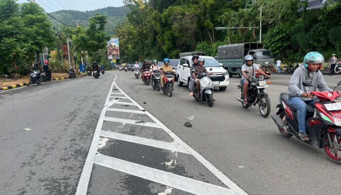 Laka Maut di TL Dok II Jayapura, Penumpang Motor Kritis dan Belum Diketahui Identitasnya