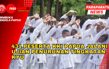 431 Peserta KKI Papua Jalani Ujian Penurunan Tingkatan KYU