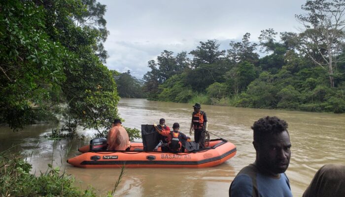 Tim SAR Gabungan Temukan Korban Tenggelam di Sungai Baliem