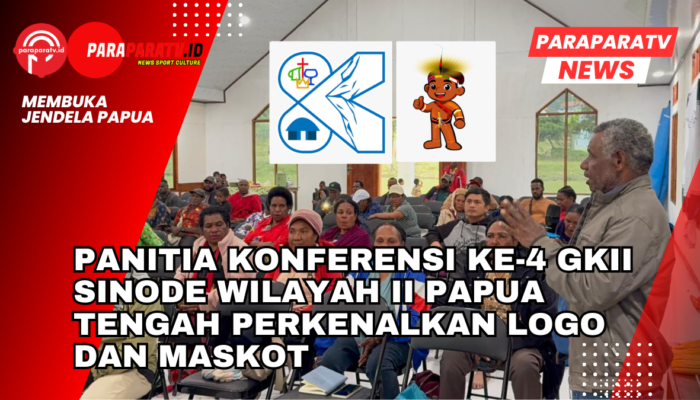 Panitia Konfrensi Ke-4 GKII Sinode Wilayah II Papua Tengah perkenalkan Logo dan Maskot