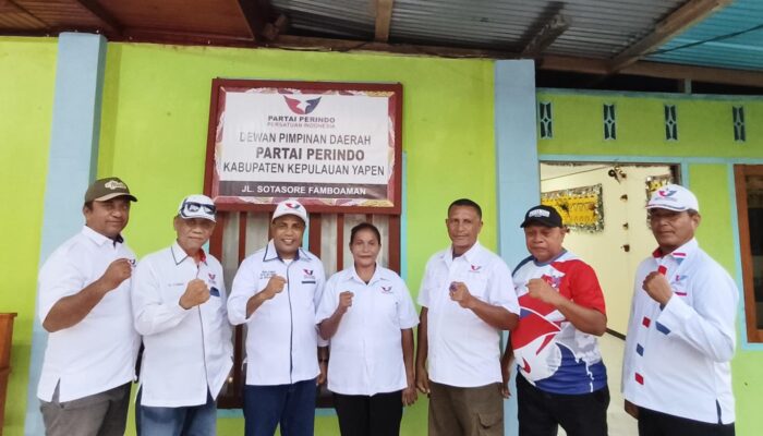 Hadapi Pemilu 2029, DPD Perindo Yapen Gelar Rapat Persiapan Verifikasi dan Struktur Partai