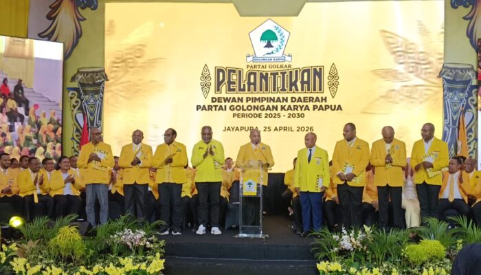 Terima SK Golkar, Dominggus Catue :Perkuat Struktur, Optimistis Hadapi Pemilu 2029