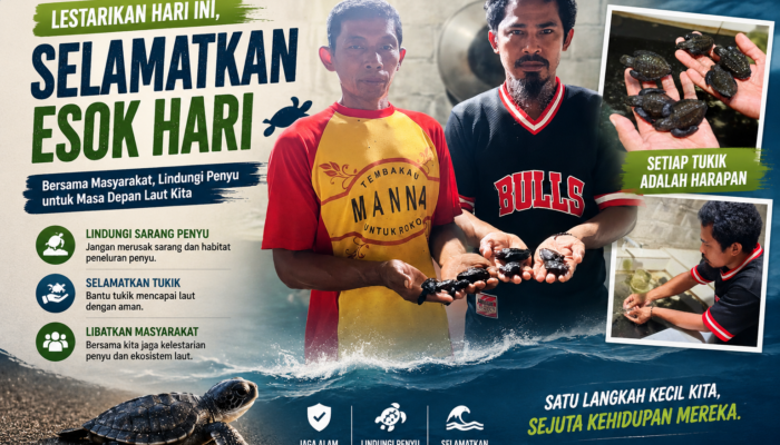 Tak Hanya Selamatkan Mamoa, Konservasi di Pantai Wauwo Kini Hadirkan Harapan Baru bagi Penyu dan Ekosistem Pesisir Halmahera