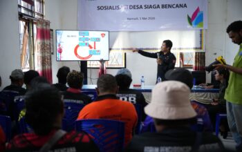Melalui Program Desa Siaga Bencana, PLN Perkuat Mitigasi Bencana di Wilayah Pesisir Hamadi
