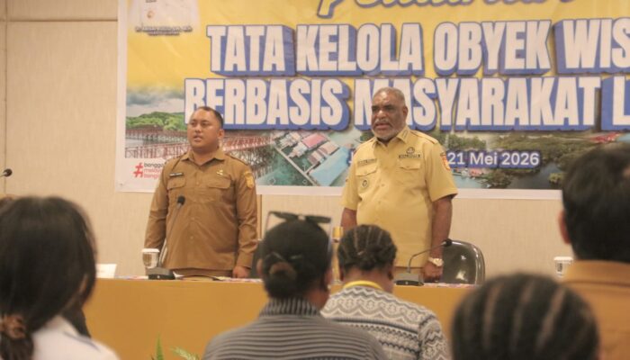 Tingkatkan Potensi Wisata, Pemkot Jayapura Gelar Pelatihan Tata Kelola Berbasis Masyarakat