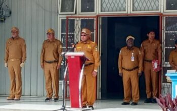Pimpin Apel, Bupati Puncak Ajak ASN Jaga Disiplin Loyalitas dan maksimal Pelayani Masyarakat