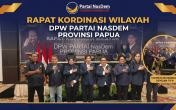 Rakorwil NasDem Papua, JBR Tekankan Konsolidasi dan Gerakan Perubahan
