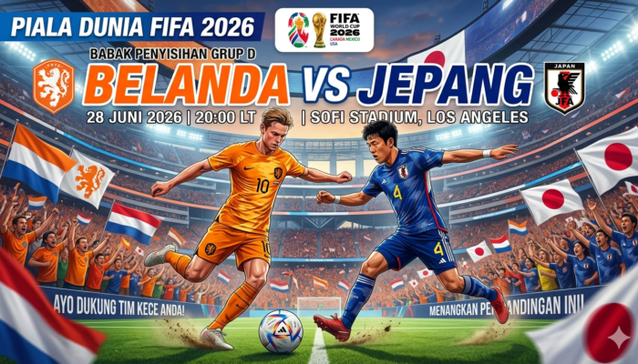 Samurai Biru Bawa Rekor Menjanjikan Saat Tantang Belanda di Grup F