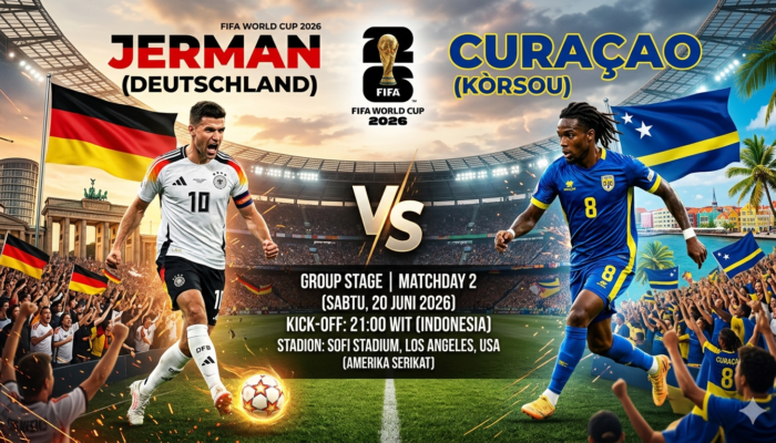 Jerman Waspadai Semangat Debutan Curacao di Laga Pembuka Grup E Piala Dunia 2026