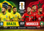 Brasil Uji Ketangguhan Maroko, Duel Vinicius dan Hakimi Jadi Sorotan Grup C Piala Dunia 2026