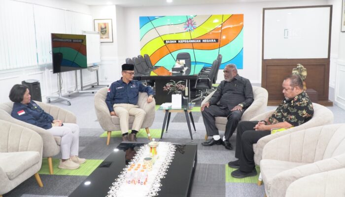 Temui Kepala BKN, Wali KotaAbisai Bahas  Hal Ini