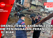 5 Orang Tewas Akibat Ledakan Bom Peninggalan Perang Dunia II di Biak