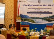 Dongkrak Rasio Elektrifikasi Papua Selatan, PLN dan Pemprov Papua Selatan Teken MoU Strategis