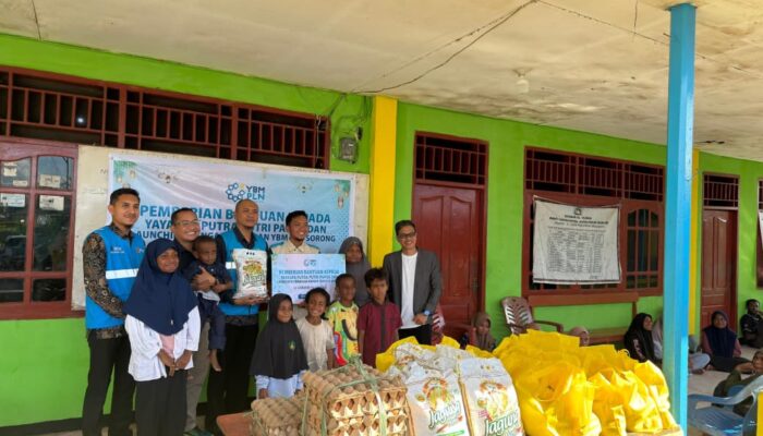 Tak hanya Sembako, PLN Bantu Guru Pengajar di Panti Asuhan Al-Hijrah Sorong
