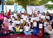Tawa dan Warna Ceria Kembali Hadir, Srikandi PLN Hibur Anak-Anak Korban Kebakaran di Sorong