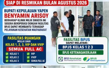 Tinjau Klinik FN24, Bupati Benyamin Arisoy Minta Segera Diresmikan demi Perluasan Akses Pelayanan Kesehatan Masyarakat