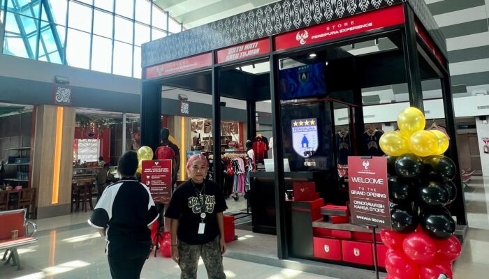 Cendrawasih Karsa Store – Persipura Experience Resmi Dibuka di Bandara Sentani, Jadikan Merchandise Opsi Cinderamata Khas Jayapura