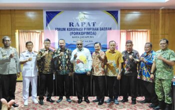 Rapat Forkopimda Kota Jayapura, Fokus Tertibkan Miras, Narkoba, dan Tambang Emas Ilegal