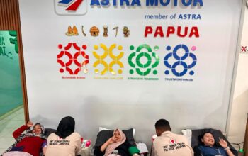 Semangat HUT ke-56 Astra Motor, Astra Motor Papua Gelar Donor Darah