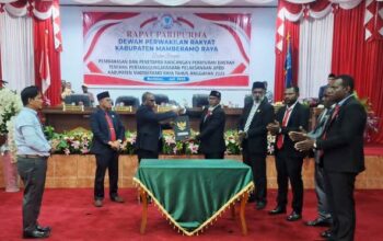 Fraksi Otsus DPRK Mamberamo Raya Tolak PertanggungJawaban Keuangan Daerah 2025