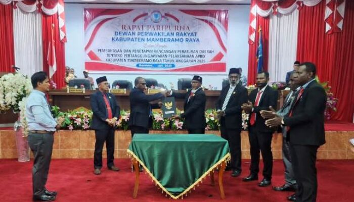 Fraksi Otsus DPRK Mamberamo Raya Tolak PertanggungJawaban Keuangan Daerah 2025